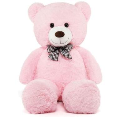 Imagem de Urso de Pelúcia Gigante 1m – Super Macio, Plush Premium com PP Cotton, Perfeito para Abraçar, Decoração ou Presente Romântico