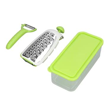 Imagem de Zerodis Cortador de vegetais, moedor de carne leve tamanho portátil, cortador de vegetais, design dobrável para cebolas, alho, batata verde