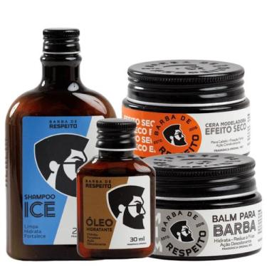 Imagem de Barba de Respeito Kit Barbudo Premium Efeito Seco Matte