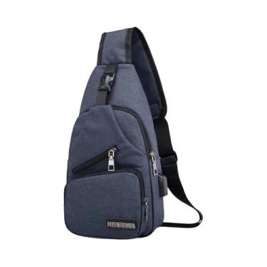 Imagem de Bolsa de Ombro Masculina Casual - Pequena Crossbody para Celular e Obj
