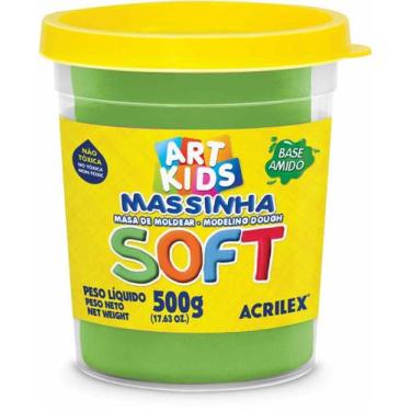 Imagem de Massa modelar 500g verde Acrilex