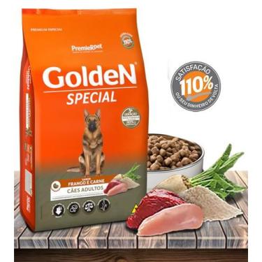 Imagem de Ração Seca PremieRPet Golden Special Frango e Carne para Cães Adultos 