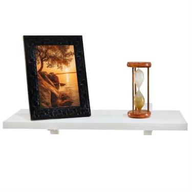 Imagem de Prateleira Lisa em Mdf Porta Objetos Livro Revista  Sala Escritório Qu