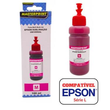 Imagem de Tinta sublimática Vermelho Impressora L355 L365 L375 L395 L380 - Maste