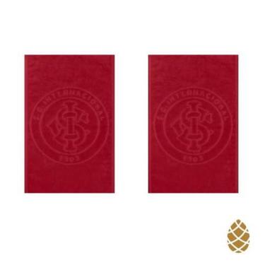 Imagem de Kit 2 Toalhas de Rosto Jacquard Buettner Inter Vermelho