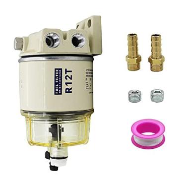 Imagem de Kit de separador de água a combustível R12T 120AT NPT ZG1/4-19, efeito de filtro de 10 mícrons é adequado para motor externo NPT de 3/8 polegadas, adequado para todos os equipamentos Diesel