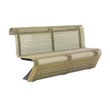 Imagem de YAYAOVP-24927 Banco ao ar livre, banco de encosto de jardim, cadeira de metal de ferro de parque, para varanda ao ar livre, lazer, bancos de jardim