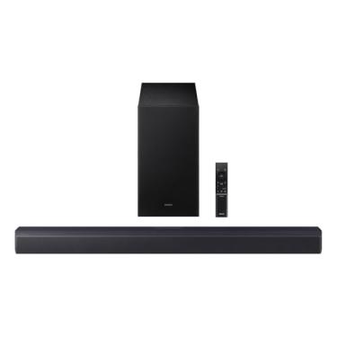 Imagem de Samsung Barra de som da série B HW-B550F 2,1 canais DTS Virtual:X Soundbar com subwoofer (modelo 2025), modo de aprimoramento de voz, aumento de graves, som adaptável