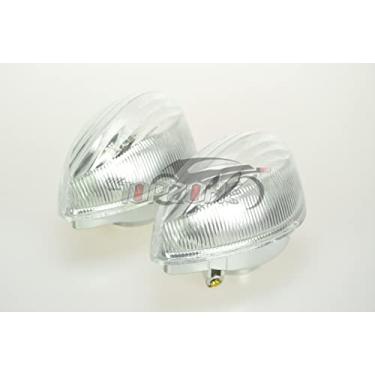 Imagem de Compatível com Ya-maha 2009-2010 FZ6R; 2010 XJ6F; YZF-R1 2007-2008; 2015-2017 SMAX; 2009-2011 XP500 T-MAX; YZF-R6 2006-2010; Flasher light Sinal de seta BliN Idicador ker (transparente)