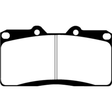 Imagem de EBC Brakes Pastilha de freio esportiva DP21097 Greenstuff Série 2000