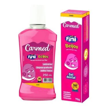 Imagem de Kit Gel Dental Beijos 70g + Enxaguante Bucal Beijos 250ml – Higiene Bucal Completa, Refrescância e Sorriso Saudável