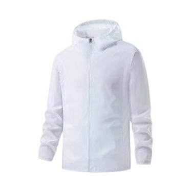 Imagem de Jaqueta Impermeável Unissex Para Caminhadas, Corta-Vento, Proteção Sol