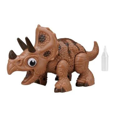 Imagem de Brinquedo de dinossauro infantil com luz e será chamado de brinquedo d