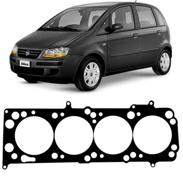 Imagem de Junta Cabeçote Motor Fiat Idea 1.8 8v 2003 A 2016 Metálica