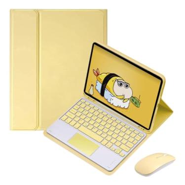 Imagem de Capa Com Teclado Bluetooth e Mouse Para iPad 9ª 8ª 7ª Geração