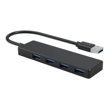 Imagem de Foxtec Hub USB 3.0, divisor de hub USB de 4 portas, adaptador USB portátil, mini expansor multiportas para desktop, laptop, Xbox, pen drive, HDD, console, impressora, PC, teclados, HP, Dell