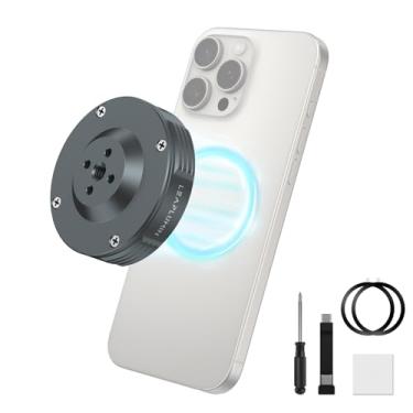 Imagem de Gabinete magnético M.2 2230 NVMe SSD para iPhone 16/15 Pro Max e iPad Pro | Capa SSD externa USB-C 10Gbps | Transferência rápida de dados para MacBook, Windows, Android | Design dobrável (SSD não