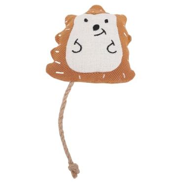 Imagem de HEEPDD Brinquedo Estridente de Gato Com Catnip, Brinquedos de Som de Papel Amassado para Gatinhos, Brinquedos Interativos para Dentição, Alívio do Tédio e Tecido de Pelúcia de Saúde de (Ouriço)