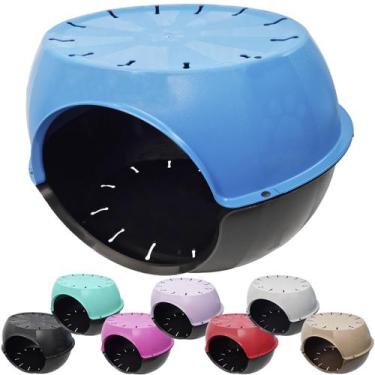 Imagem de Toca do Gato Casa Casinha Cama Plástico Resistente Furacão Pet Paris B