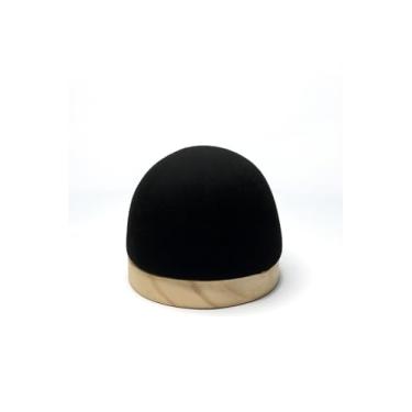 Imagem de EM CURVAS Passa Bojo com Base de Madeira, Almofada de Algodão para Passadoria Profissional de Bojos e Corselets (Preto)