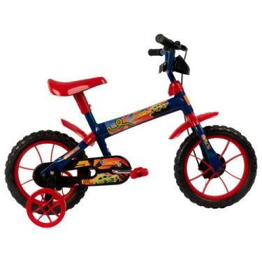 Imagem de Bicicleta Infantil Aro 12 Verden Bikes Jack - Azul e Vermelha com Rodi