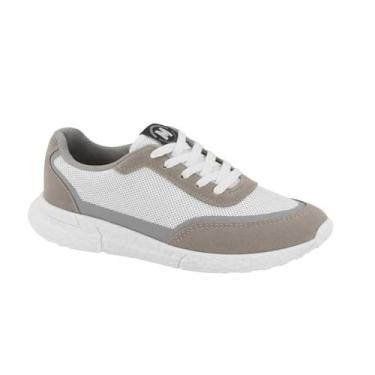 Imagem de Tênis Infantil Menino Molekinho Casual Sneaker Branco 32