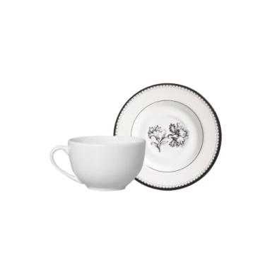 Imagem de Conjunto de 6 Xícaras de Chá com Pires Helena Alleanza