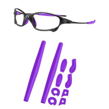 Imagem de Kits de borracha de substituição para óculos de sol Oakley Juliet - Roxo