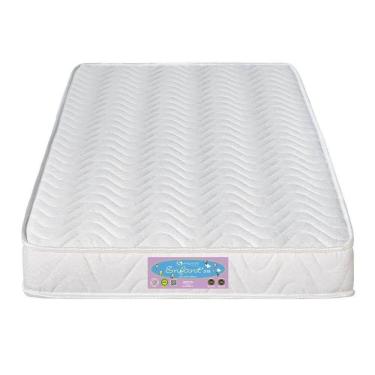 Imagem de Colchão Infantil para Berço de Espuma D18 60x12cm Enfant Branco