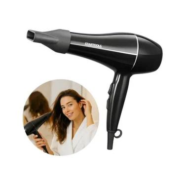 Imagem de Secador De Cabelo Preto Profissional 1800w Quente/frio 110V
