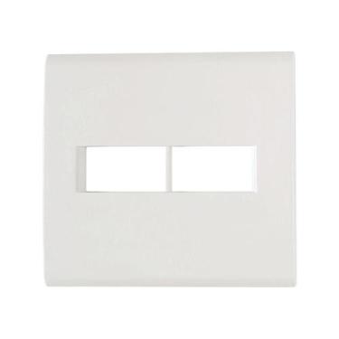 Imagem de Placa 4x4 2postos hor.bc liz tramonti.en - TRAMONTINA