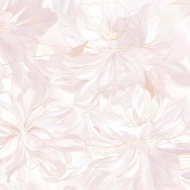 Imagem de Dimoon Papel de contato 914.4 cm x 43.9 cm Boho Pink Floral Peel and Stick Papel de parede papel de parede de contato