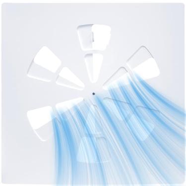 Imagem de Tampa de ventilação ajustável de ar condicionado de 60,6 cm x 23,85 polegadas, condicionador quadrado de 61 cm x 61 cm, defletor de ventilação de ar condicionado para teto de escritório plano de 61 x