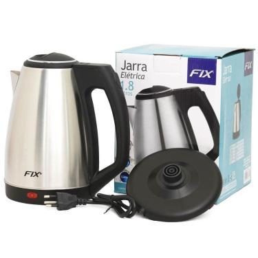 Imagem de Jarra Eletrica De Inox Fundo Removivel + Alca Emborrachada E Led Indicativo 1,8L 127V