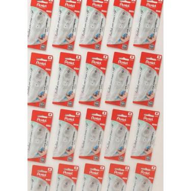Imagem de Refil Corretivo Pentel Kit 20 Ideal para Impressos, Branco