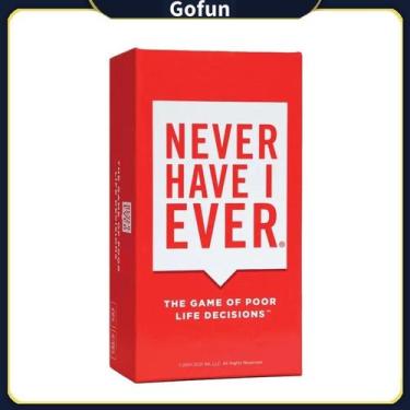 Imagem de Jogo de cartas Never Have I Ever Classic Edition para adultos