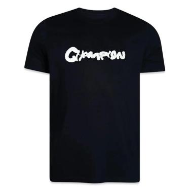 Imagem de Camiseta Champion Malhão Paint Verde Masculino-Masculino