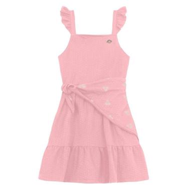 Imagem de Vestido infantil menina com lenço Brandili