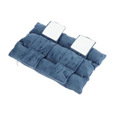 Imagem de Zialofi Almofada de alça para tipoia de braço, almofada de pescoço fácil de colocar no cotovelo, gesso para lesões no pulso, suporte de braço confortável, de, Azul