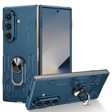 Imagem de Asuwish Capa de telefone para Samsung Galaxy Z Fold 7 com suporte de anel fino rígido híbrido protetor móvel suporte móvel resistente à prova de choque acessórios para celular ZFold Z7 G Fold7 7Z