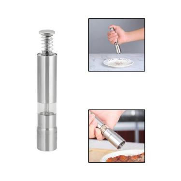 Imagem de Moedor Manual Sal Pimenta Temperos Grãos Alumínio - UnyHome