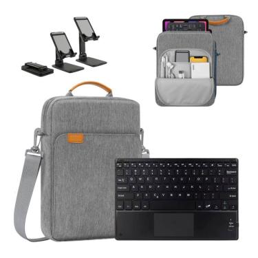Imagem de Capa Bag + Suporte + Teclado Sem Fio Para Tablet S9 Fe+ X616