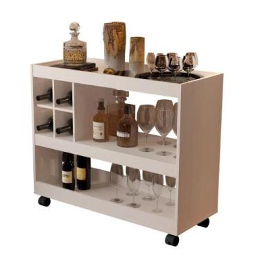 Imagem de Aparador Bar com Adega 4050 - JB Bechara, Perola
