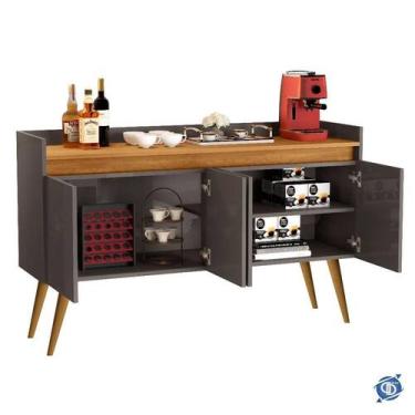 Imagem de Aparador Sala De Estar Hall De Entrada Buffet Cantinho Café Luxo 4 Por