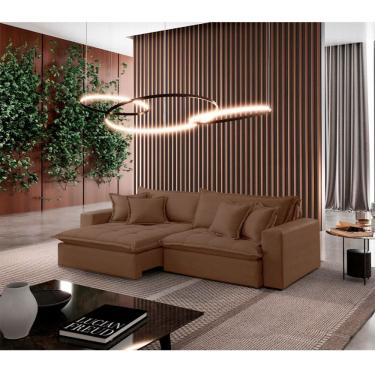 Imagem de Sofá Cama 2,10M Zen Veludo Com Molas Meu Sofá Online