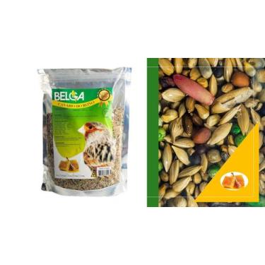 Imagem de Kit 2 Rações  Mistura para Passarinhos / Pássaro Canário do Reino Mel 