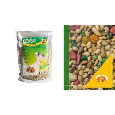 Imagem de Kit 2 Rações Mistura para Passarinhos / Pássaro Periquitos Mel 500g - 