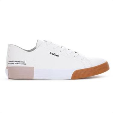 Imagem de Tênis Colcci CF Simple Off White Bege e Marrom - Feminino-Feminino