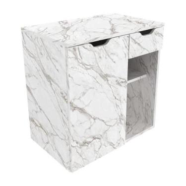 Imagem de Gabinete Banheiro 1 Porta 1 Gaveta 60Cm Multimóveis Vcr10085 - MULTIMO