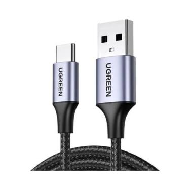 Imagem de Cabo Micro USB Ugreen De Carregamento Rápido 3A Nylon USB Tipo C Para 